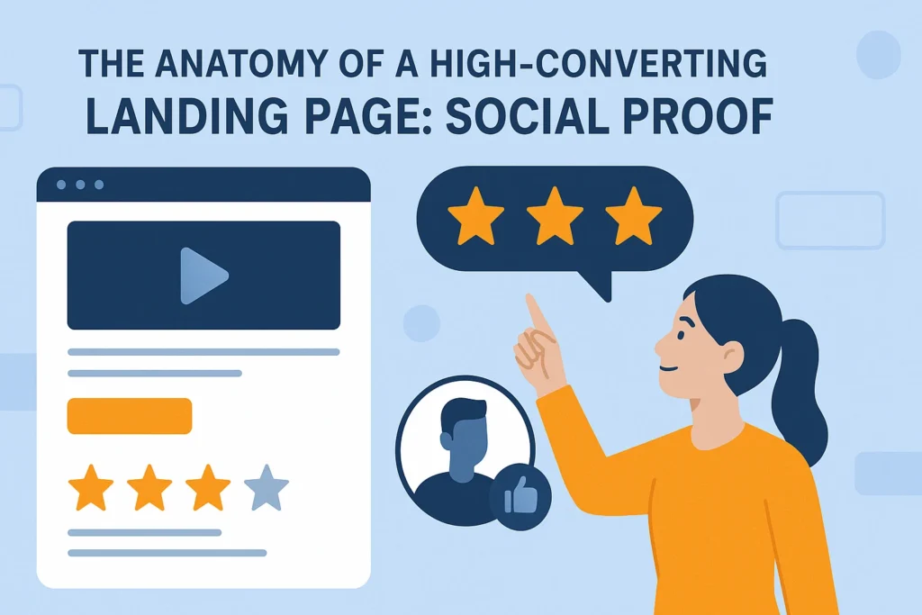 The Anatomy of a High-Converting Landing Page:social proof